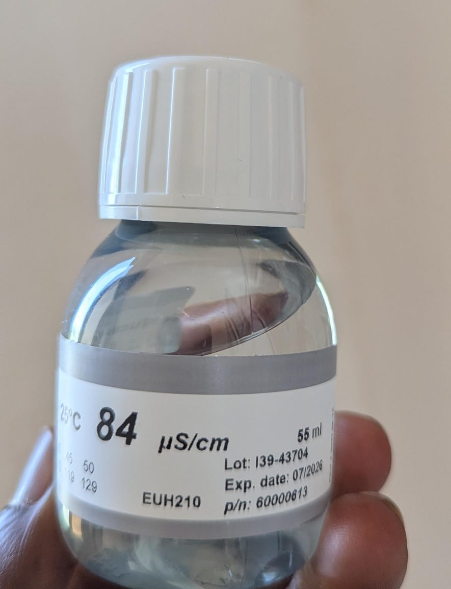 Solution Conductivité 25 u/cm