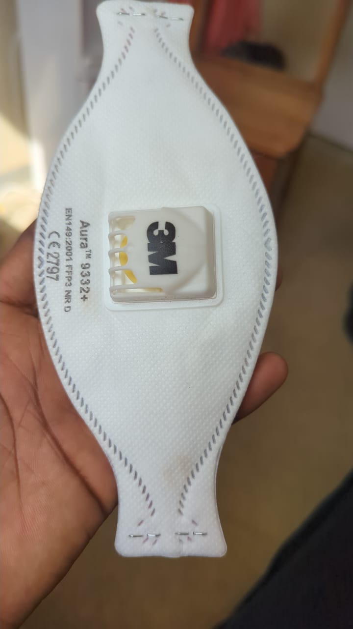 MASQUE ANTI POUSSIERE 3M Aura 9332+ FFP3