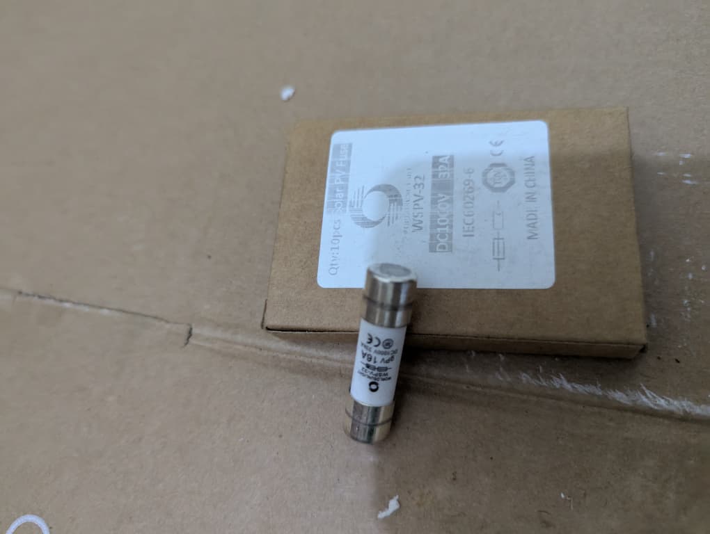 fusible photovoltaïque solaire WSPV-32