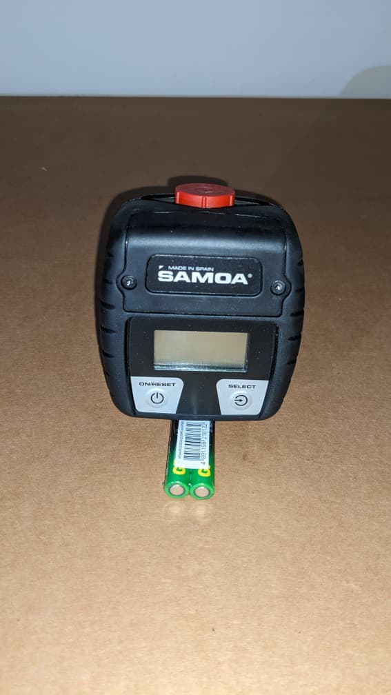 Compteur d'huile à affichage électronique