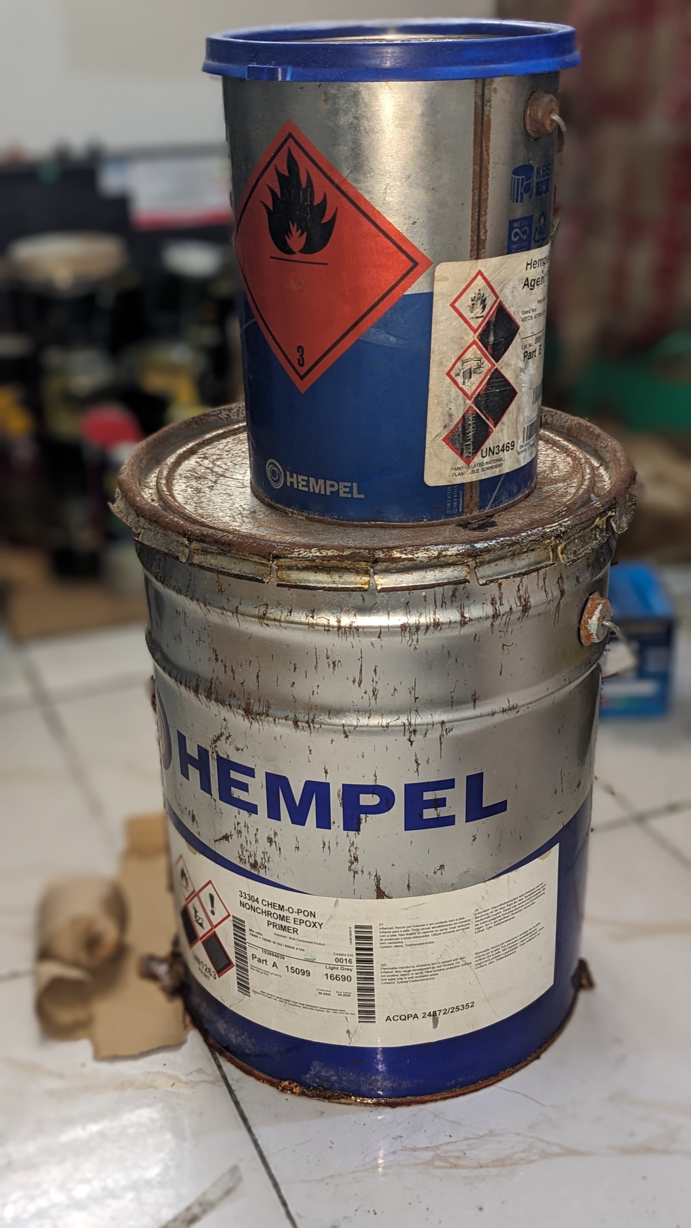 Peinture anti corrosion Epoxy bleu 16 litres